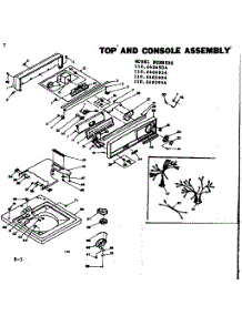 Top & Console parts for Kenmore Washer 110.6405904 (1106405904, 110 6405904) from AppliancePartsPros.com