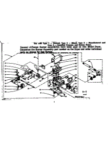 Burner Assembly parts for Kenmore Dryer 110.6407841 (1106407841, 110 6407841) from AppliancePartsPros.com