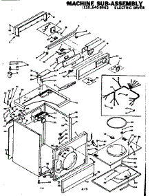 Machine Sub-Assembly parts for Kenmore Dryer 110.6408902 (1106408902, 110 6408902) from AppliancePartsPros.com