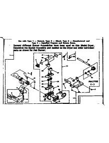 Burner Assembly parts for Kenmore Dryer 110.6417920 (1106417920, 110 6417920) from AppliancePartsPros.com
