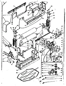 Wringer Gear Case Assembly parts for Kenmore Washer 110.6302510 (1106302510, 110 6302510) from AppliancePartsPros.com