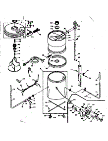 Wringer Washer Machine Sub Assembly parts for Kenmore Washer 110.6302800 (1106302800, 110 6302800) from AppliancePartsPros.com