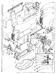 Wringer And Wringer Gear Case Assembly parts for Kenmore Washer 110.6302801 (1106302801, 110 6302801) from AppliancePartsPros.com