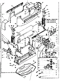 Wringer And Wringer Gear Case Assembly parts for Kenmore Washer 110.6302820 (1106302820, 110 6302820) from AppliancePartsPros.com