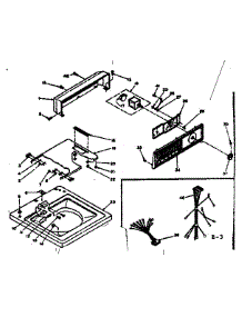 Top And Console parts for Kenmore Washer 110.6303001 (1106303001, 110 6303001) from AppliancePartsPros.com
