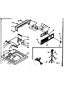 Top And Console parts for Kenmore Washer 110.6303002 (1106303002, 110 6303002) from AppliancePartsPros.com