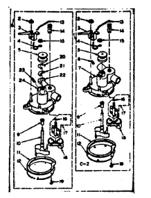Pump Assembly parts for Kenmore Washer 110.6303003 (1106303003, 110 6303003) from AppliancePartsPros.com