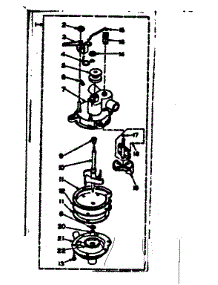Pump Assembly parts for Kenmore Washer 110.6304401 (1106304401, 110 6304401) from AppliancePartsPros.com