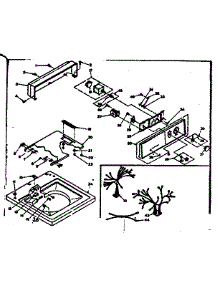 Top And Console parts for Kenmore Washer 110.6304401 (1106304401, 110 6304401) from AppliancePartsPros.com