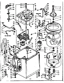 Machine Sub-Assembly parts for Kenmore Washer 110.6304503 (1106304503, 110 6304503) from AppliancePartsPros.com