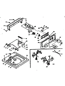 Top And Console parts for Kenmore Washer 110.6304553 (1106304553, 110 6304553) from AppliancePartsPros.com