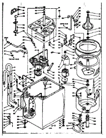 Machine Sub-Assembly parts for Kenmore Washer 110.6304602 (1106304602, 110 6304602) from AppliancePartsPros.com