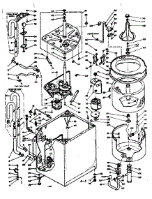 Machine Sub-Assembly parts for Kenmore Washer 110.6304605 (1106304605, 110 6304605) from AppliancePartsPros.com