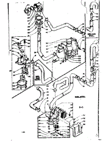 Water System parts for Kenmore Washer 110.6304701 (1106304701, 110 6304701) from AppliancePartsPros.com