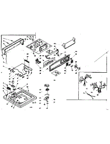 Top And Console Assembly parts for Kenmore Washer 110.6304803 (1106304803, 110 6304803) from AppliancePartsPros.com