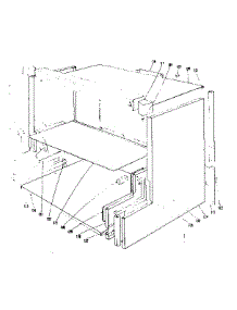 Main Structure Section parts for Kenmore Range 101.913631 (101913631, 101 913631) from AppliancePartsPros.com