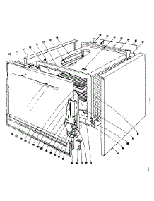 Lower Oven Section parts for Kenmore Range 101.913632 (101913632, 101 913632) from AppliancePartsPros.com