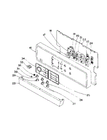 Control Panel parts for Kenmore Range 101.914580 (101914580, 101 914580) from AppliancePartsPros.com