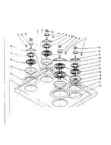 Main Top Section parts for Kenmore Range 101.914580 (101914580, 101 914580) from AppliancePartsPros.com