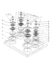Main Top Section parts for Kenmore Range 101.933580 (101933580, 101 933580) from AppliancePartsPros.com