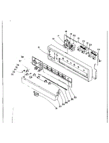 Control Panel parts for Kenmore Range 101.933580 (101933580, 101 933580) from AppliancePartsPros.com