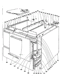 Body Section parts for Kenmore Range 101.933590 (101933590, 101 933590) from AppliancePartsPros.com