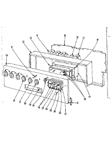 Backguard Section parts for Kenmore Range 101.933623 (101933623, 101 933623) from AppliancePartsPros.com