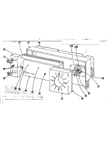 Backguard Section parts for Kenmore Range 101.933630 (101933630, 101 933630) from AppliancePartsPros.com