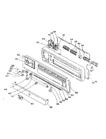 Control Panel parts for Kenmore Range 101.935580 (101935580, 101 935580) from AppliancePartsPros.com