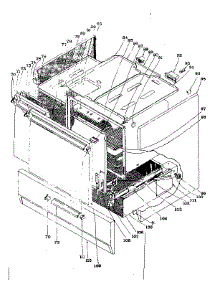 Cabinet parts for Kenmore Range 101.935580 (101935580, 101 935580) from AppliancePartsPros.com