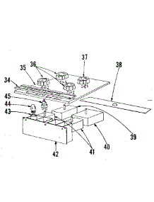 Switch Section parts for Kenmore Cooktop 101.43711 (10143711, 101 43711) from AppliancePartsPros.com