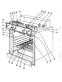 Oven Assembly Section parts for Kenmore Range 101.44320 (10144320, 101 44320) from AppliancePartsPros.com