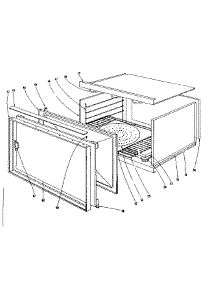 Oven Section parts for Kenmore Range 101.901620 (101901620, 101 901620) from AppliancePartsPros.com