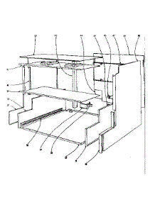 Main Structure parts for Kenmore Range 101.906611 (101906611, 101 906611) from AppliancePartsPros.com