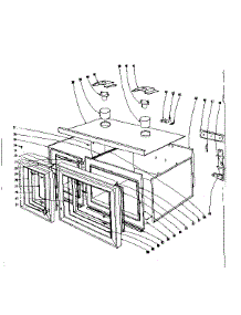 Oven Structure parts for Kenmore Range 101.906622 (101906622, 101 906622) from AppliancePartsPros.com