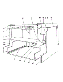 Main Structure parts for Kenmore Range 101.906622 (101906622, 101 906622) from AppliancePartsPros.com