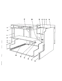 Main Structure Section parts for Kenmore Range 101.906625 (101906625, 101 906625) from AppliancePartsPros.com
