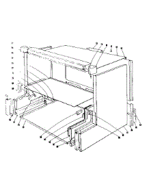 Main Structure Section parts for Kenmore Range 101.912632 (101912632, 101 912632) from AppliancePartsPros.com