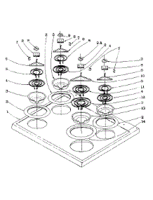 Cooktop parts for Kenmore Range 101.977581 (101977581, 101 977581) from AppliancePartsPros.com
