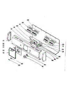Control Panel parts for Kenmore Range 101.989580 (101989580, 101 989580) from AppliancePartsPros.com