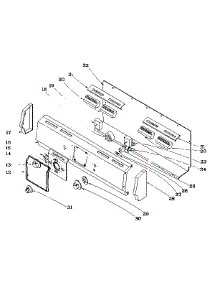 Control Panel parts for Kenmore Range 101.989585 (101989585, 101 989585) from AppliancePartsPros.com