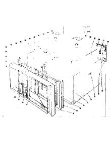 Oven Structure Section parts for Kenmore Range 101.996634 (101996634, 101 996634) from AppliancePartsPros.com