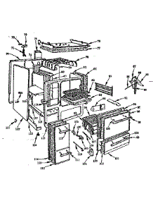 Body Section parts for Kenmore Range 103.292010 (103292010, 103 292010) from AppliancePartsPros.com