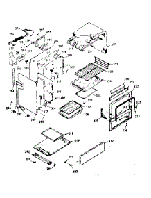 Body Section parts for Kenmore Range 103.7297310 (1037297310, 103 7297310) from AppliancePartsPros.com