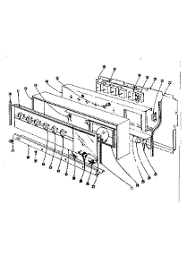 Backguard Section parts for Kenmore Range 101.935620 (101935620, 101 935620) from AppliancePartsPros.com