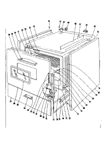 Body Section parts for Kenmore Range 101.9366500 (1019366500, 101 9366500) from AppliancePartsPros.com