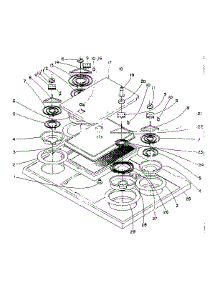 Main Top Section parts for Kenmore Range 101.939580 (101939580, 101 939580) from AppliancePartsPros.com