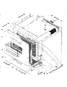 Cabinet parts for Kenmore Range 101.963580 (101963580, 101 963580) from AppliancePartsPros.com