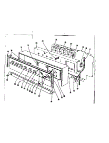 Backguard Section parts for Kenmore Range 101.963610 (101963610, 101 963610) from AppliancePartsPros.com
