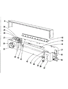 Backguard Section parts for Kenmore Range 101.9636400 (1019636400, 101 9636400) from AppliancePartsPros.com